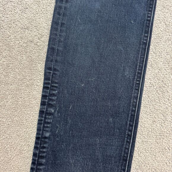 Levi's 511 Slim Fit Denim Jeans Mens 36x30 Blue Straight Leg Dark Wash Casual - Picture 10 of 16